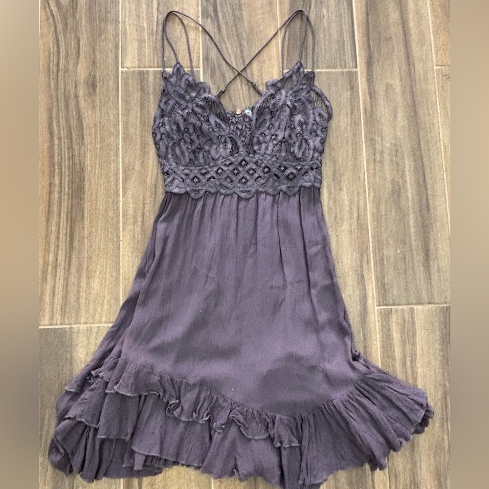 Purple lace Free People One Summer mini